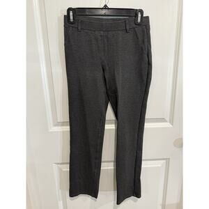 Quince Ultra Stretch Ponte Straight Leg Pants Charcoal XS Minimalist Essential